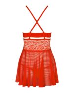Obsessive - Babydoll Set - Rood - Afbeelding 4