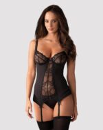 Obsessive - Heartina Jarretel Korset Set - Afbeelding 4