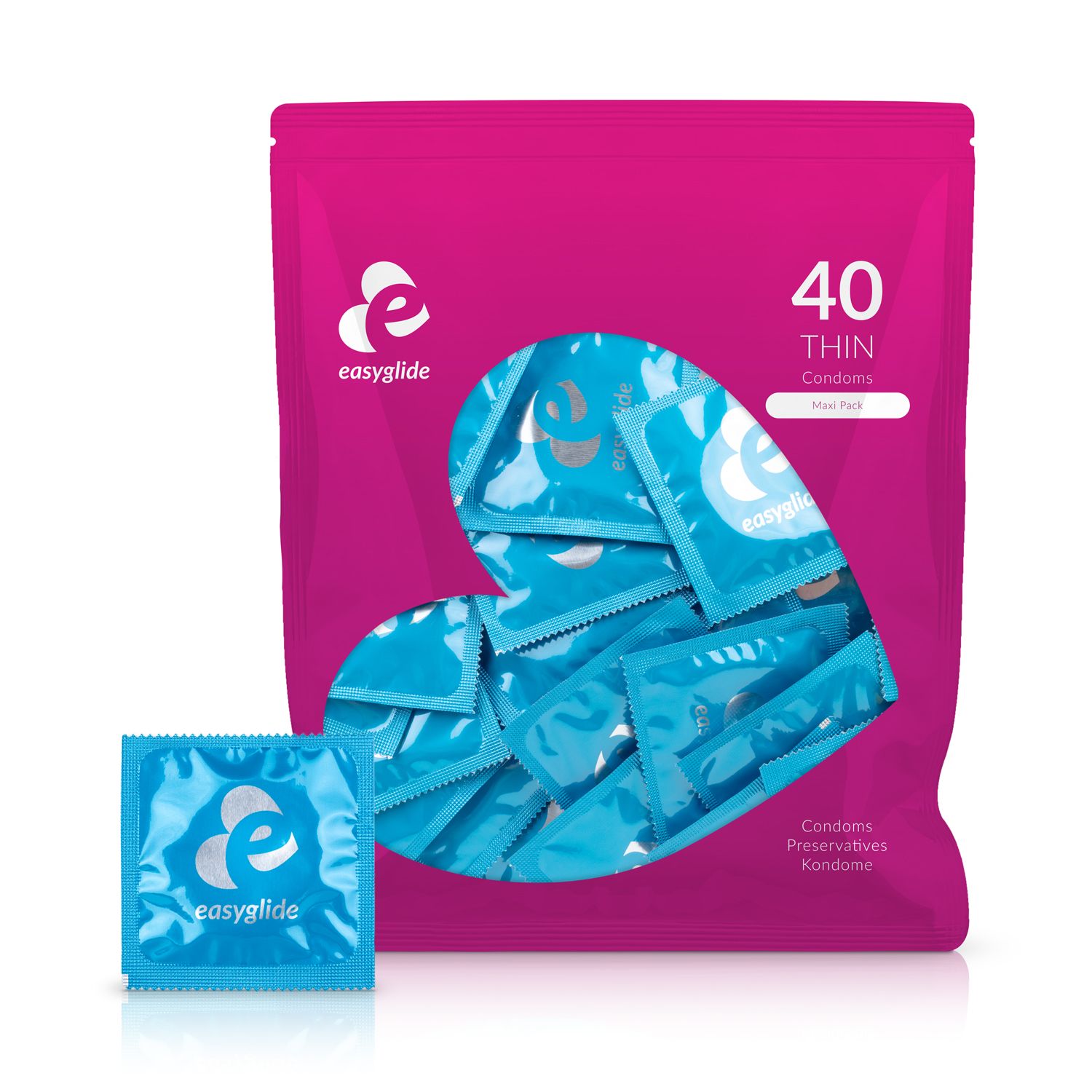 1714729457.egc008_5 EasyGlide - Extra Thin Condooms - 40 stuks - Afbeelding 1
