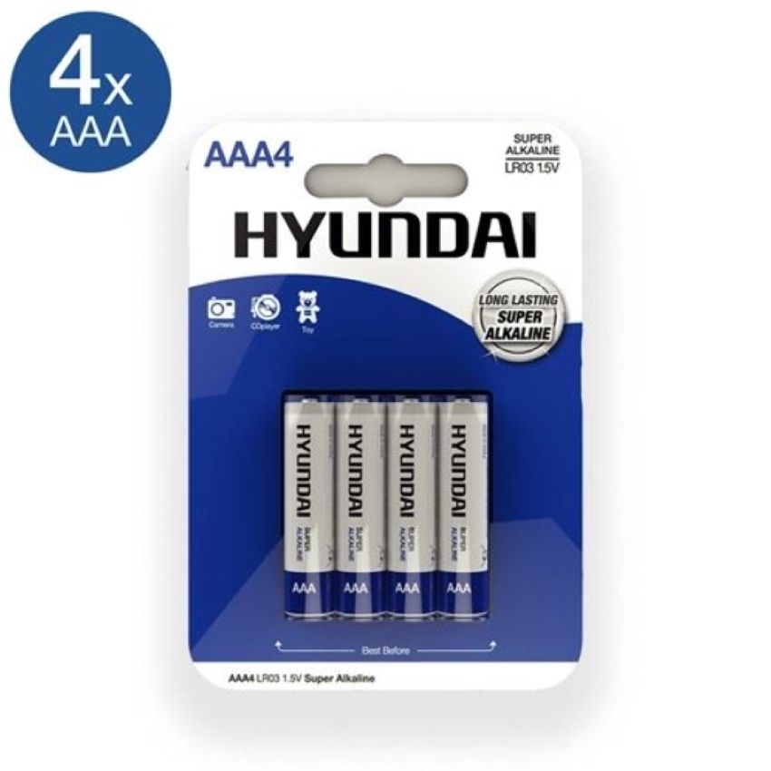 1717147504.aaa-gdlr03a-4_2 Hyundai Batterijen AAA - 4 Stuks - Afbeelding 1