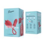 Teazers – Roos Stotende Dildo Vibrator – Rood - Afbeelding 14