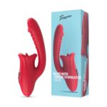 Teazers Dildo met Clitoris Stimulator - Afbeelding 3