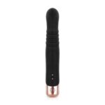Rosy Gold - Rabbit Vibrator Met Stootfunctie - Zwart - Afbeelding 6