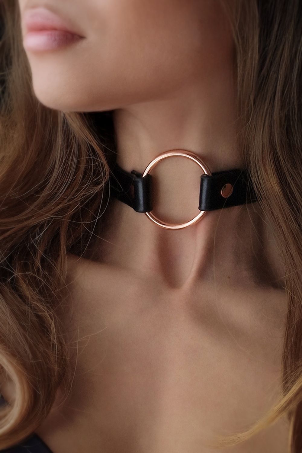1733472942.rg013_8 Rosy Gold - Choker - Zwart - Afbeelding 1