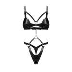 Obsessive - Dame Control Kruisloze Teddy - Zwart - Afbeelding 3