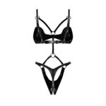 Obsessive - Dame Control Kruisloze Teddy - Zwart - Afbeelding 4