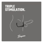 Teazers Driedubbele Prostaat Vibrator met Afstandsbediening - Afbeelding 4