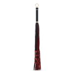 Easytoys Fetish - Flogger 64 cm - Rood en Zwart - Afbeelding 2