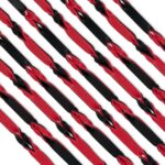 Easytoys Fetish - Flogger 64 cm - Rood en Zwart - Afbeelding 5