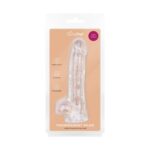 Jelly Dildo met Ballen - 13,5 cm - Afbeelding 9