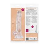 Jelly Dildo met ballen - 17 cm - Afbeelding 11
