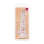 Jelly Dildo met ballen - 17 cm - Afbeelding 9