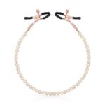 Rosy Gold - Tepelklemmen met parelketting - Verstelbaar Design - Afbeelding 5
