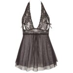 Cottelli Collection - Plus Size Nachtjurkje Met Open Cups - Afbeelding 4