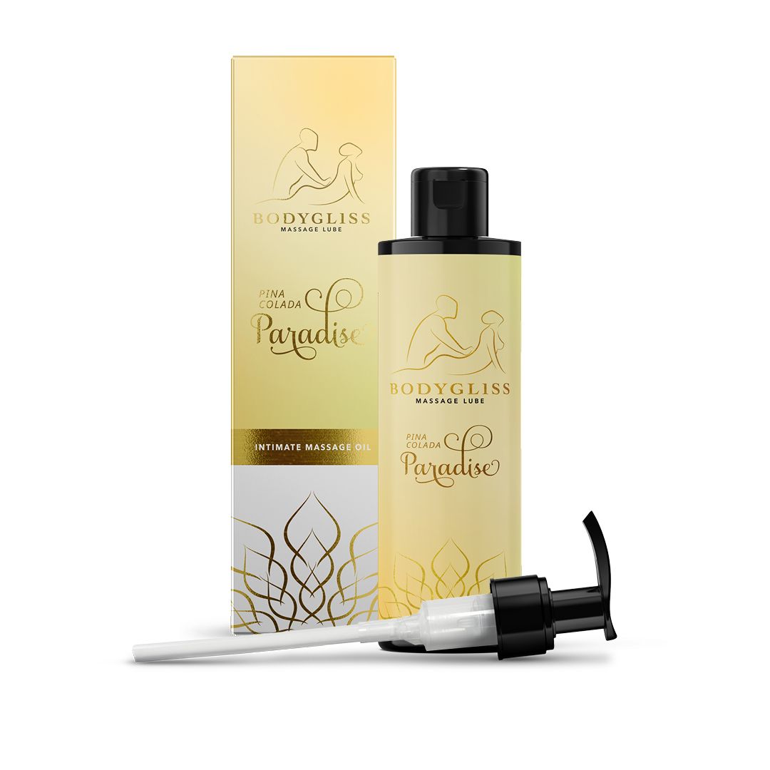 1775139686.e32078_6 BodyGliss - Massage Olie En Glijmiddel in 1 Pina Colada - 150 ml - Afbeelding 1