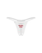 Obsessive - Weddya Bride Open Kruis String - Wit - Afbeelding 3